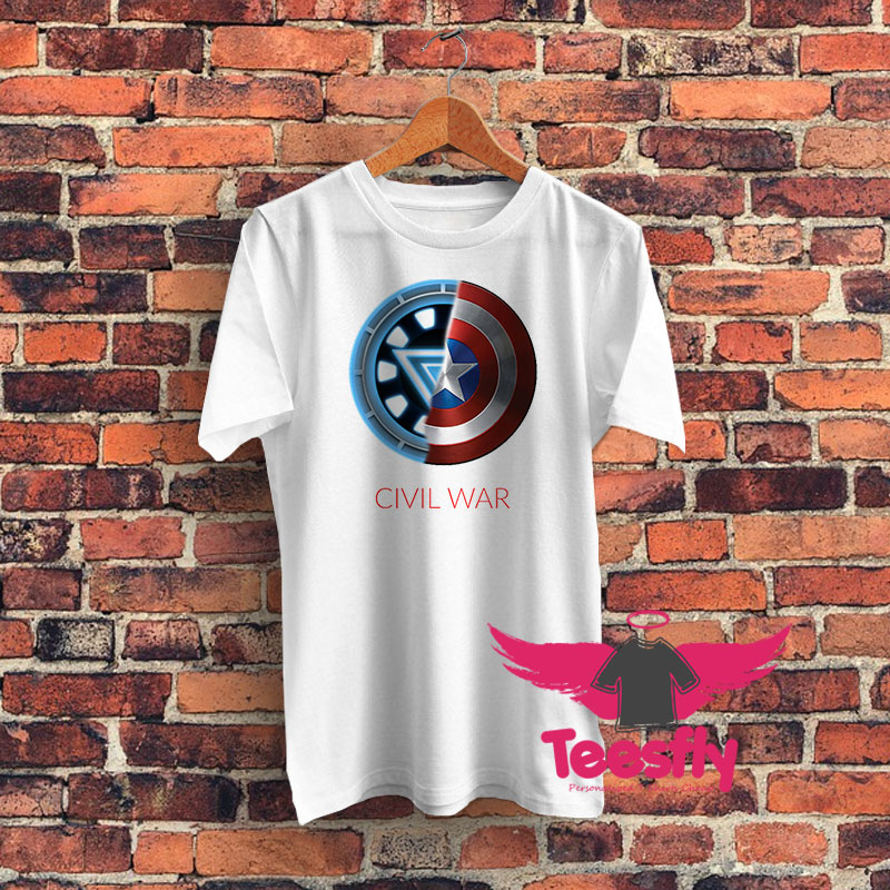 Civil War Logos Graphic T Shirt