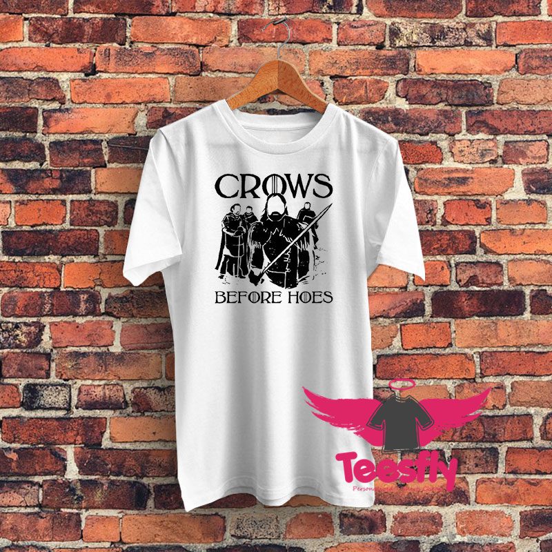 Crows Before Hoes Anime Graphic T Shirt
