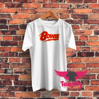 David Bowie Logo Graphic T Shirt