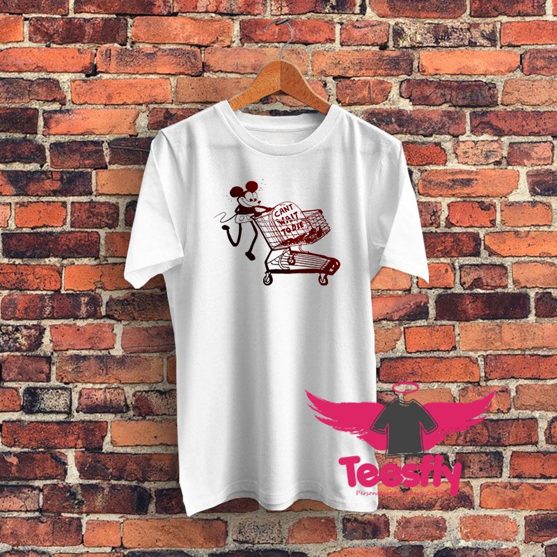 Disney Mickey Cant Wait To Die Graphic T Shirt