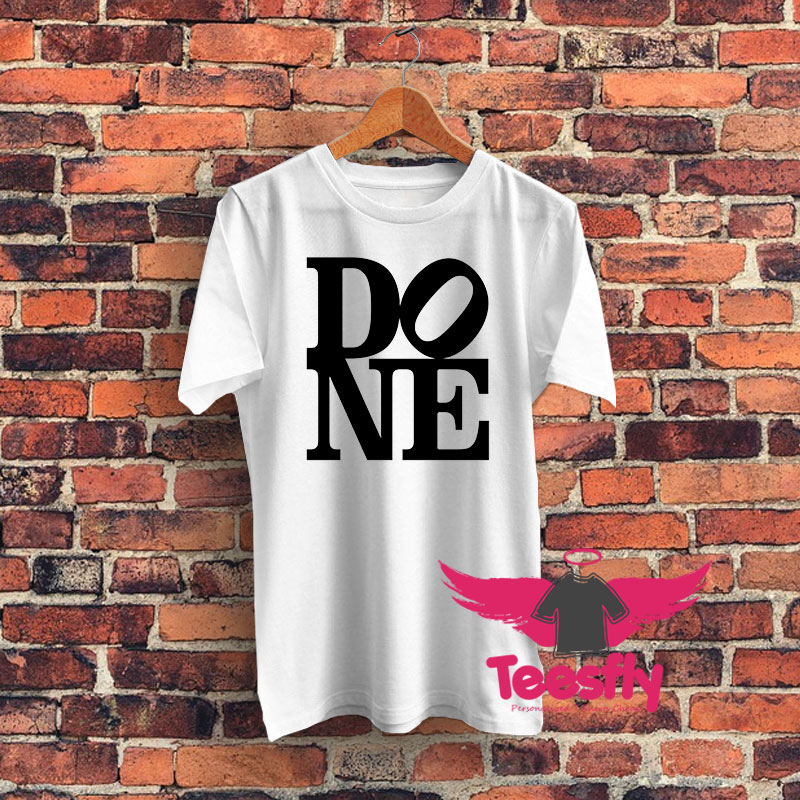 Done black Graphic T Shirt