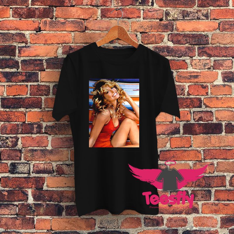 Farrah Fawcett Photoshoot Graphic T Shirt