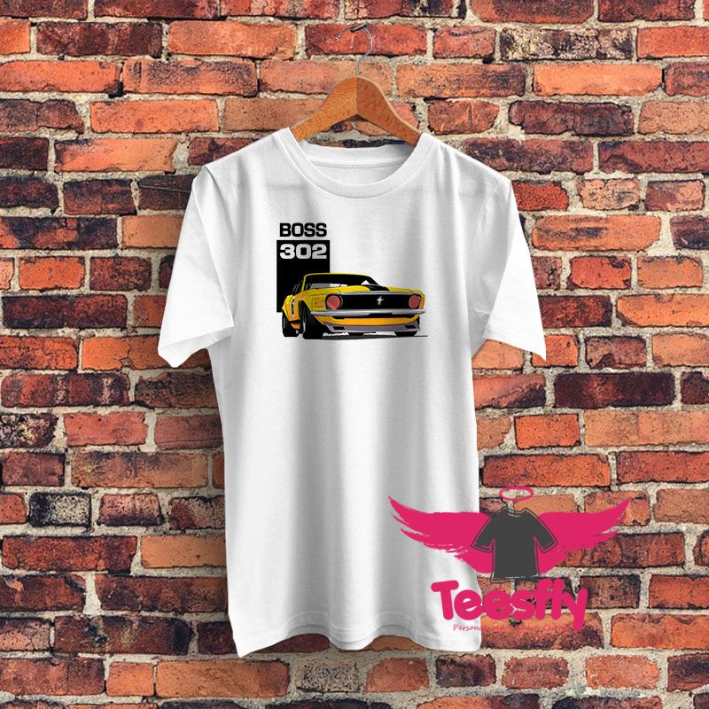 Ford Mustang Boss 302 Graphic T Shirt