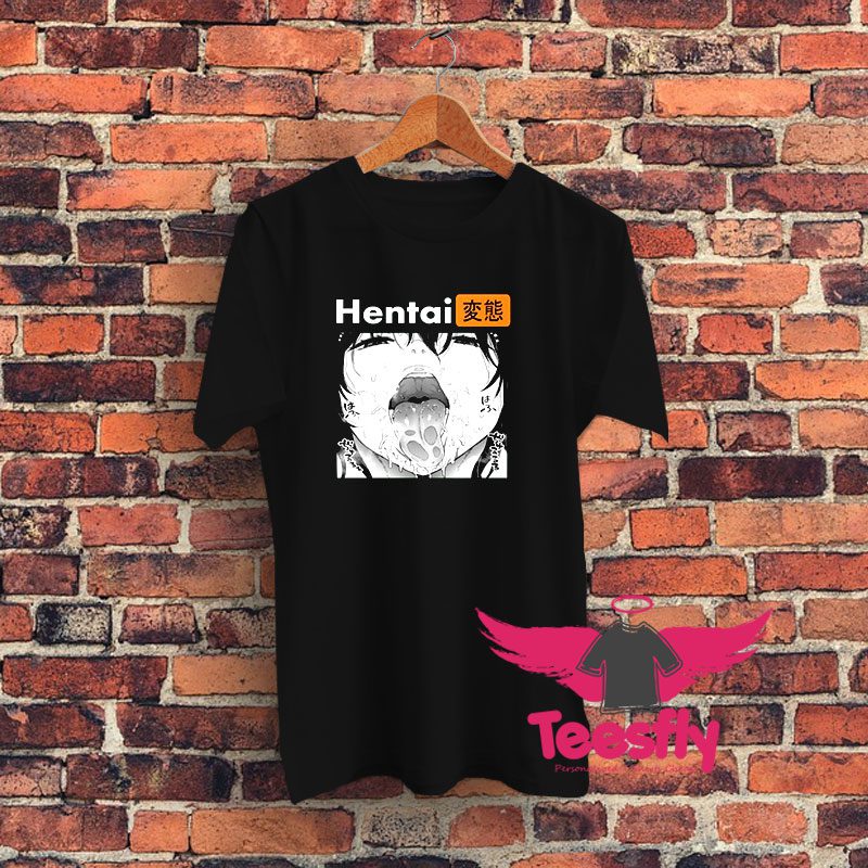 HEntai Manga Ahegao Anime Graphic T Shirt