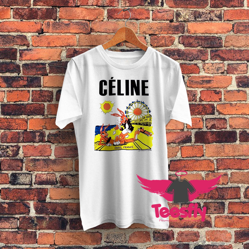 Hey Philo Celine Graphic T Shirt