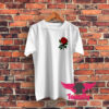 Hipster Flower Rose Graphic T Shirt