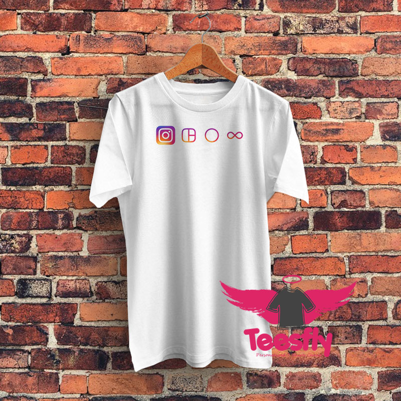 Instagram Icon Graphic T Shirt