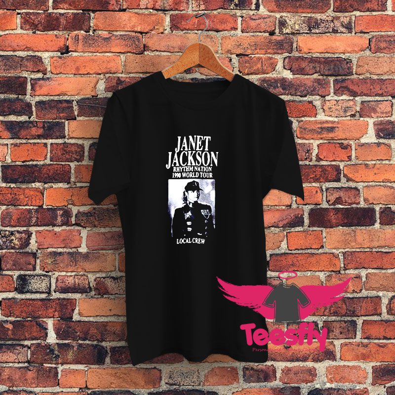 Janet jackson rhythm nation 1990 Graphic T Shirt