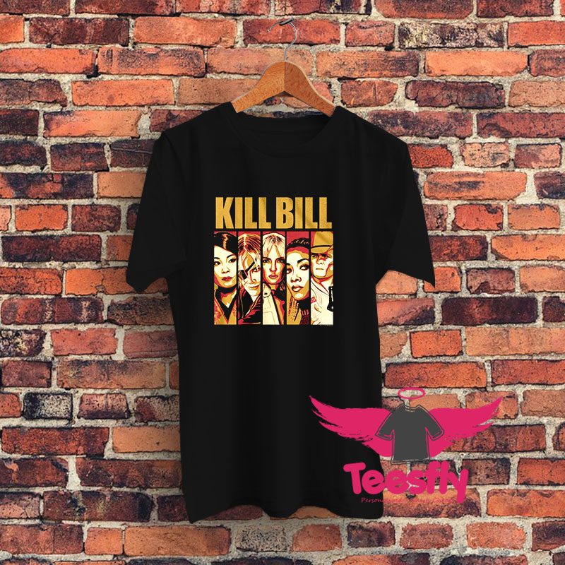 Kill Bill Lineup Character Graphic T Shirt