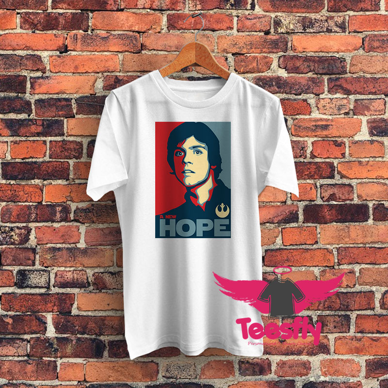 Luke Skywalker Hope Graphic T Shirt