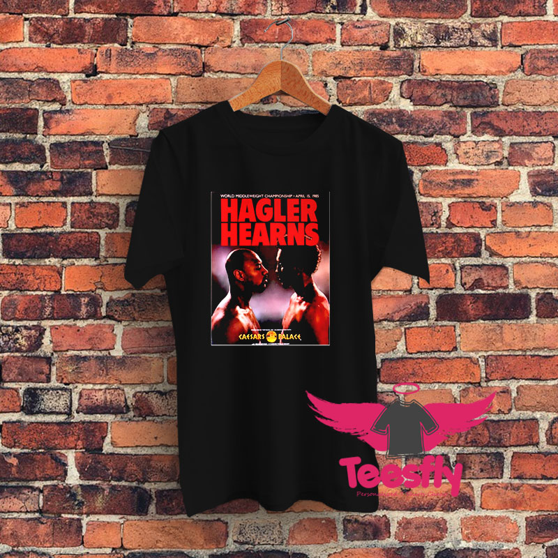 Marvin Hagler vs Tommy Hearns 1985 Graphic T Shirt