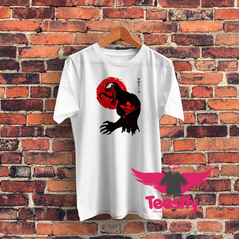 Rising Spider Black Graphic T Shirt