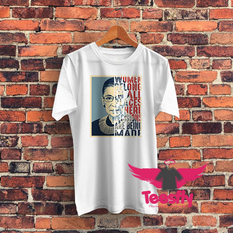 Ruth Bader Ginsburg Notorious RBG Graphic T Shirt