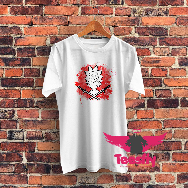 Samurai Rick Graphic T Shirt