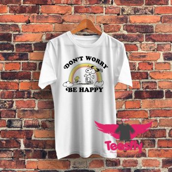 Snoopy Dont Worry Be Happy Graphic T Shirt