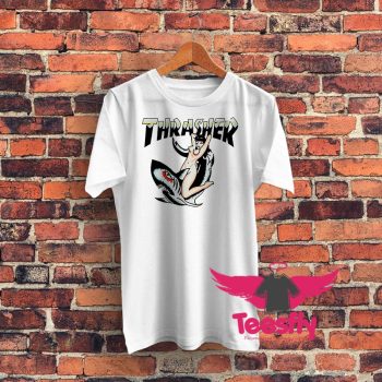 Thrasher Shark Tattoo Graphic T Shirt