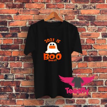 2021 Boo Sheet Halloween Ghost Graphic T Shirt