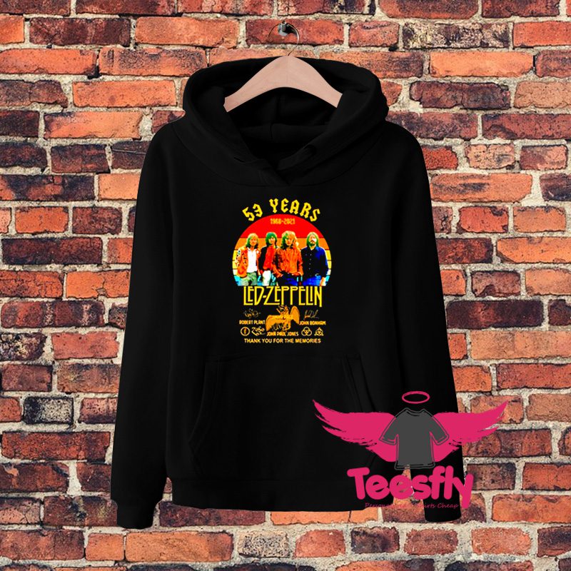 53 Years 1968 2021 Led Zeppelin Hoodie