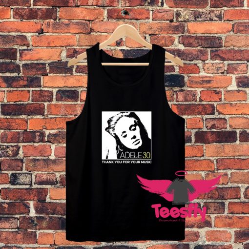 Adele Thank You For Your Music Unisex Tank Top