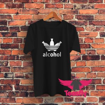 Alcohol Parody Graphic T Shirt