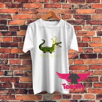 Alligator Loki Gator Crocodile God Of Mischief Graphic T Shirt