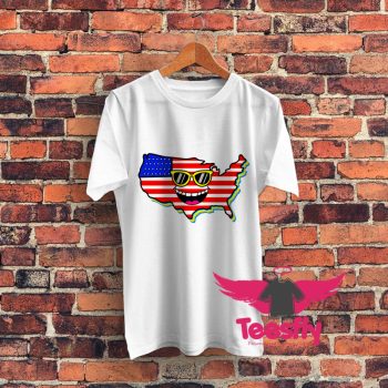 American Smile Graphic T Shirt