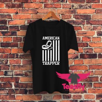 American Trapper Snare Trap Fur Traders Graphic T Shirt