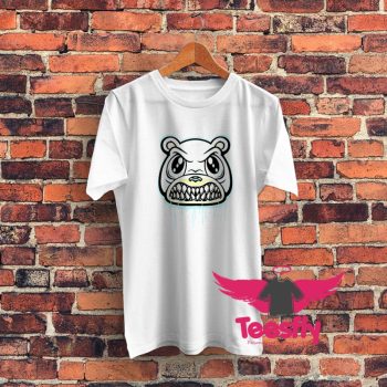 Angry Bear Drip Graphic T Shirt