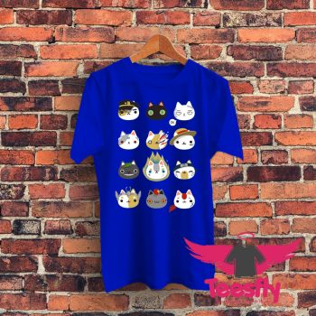 Anime Cosplay Cats Totoro Graphic T Shirt