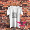 Anxiety Shirt Nutrition Facts Graphic T Shirt
