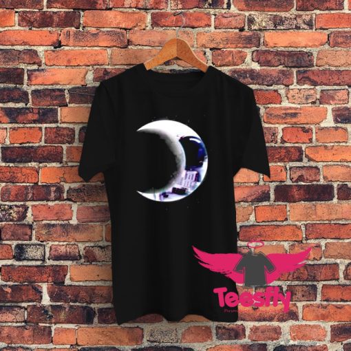 Astronaut Moon Graphic T Shirt