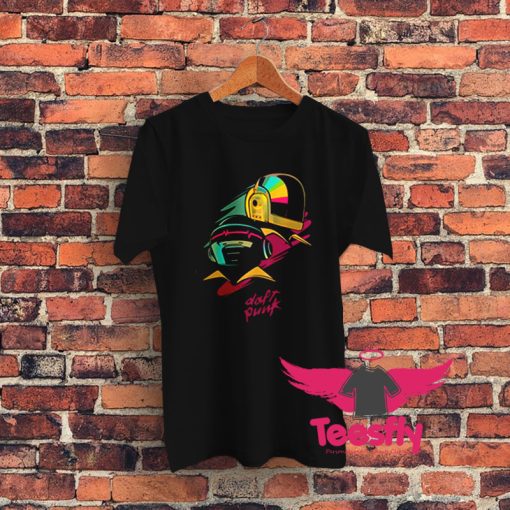 Awesome Daft Punk Retro Unisex Adult Graphic T Shirt