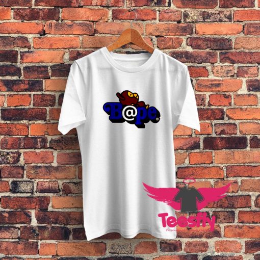 BAPE Medicom Toy Bearbrick Milo Graphic T Shirt