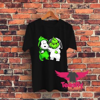 Baby Snoopy and baby Grinch Graphic T Shirt