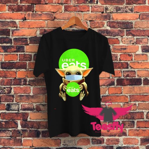 Baby Yoda Uber Eats Graphic T Shirt