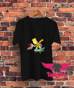 Bart Simpson Skate Graphic T Shirt
