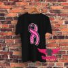 Baseball Pink Ribbon Graphic T Shirt