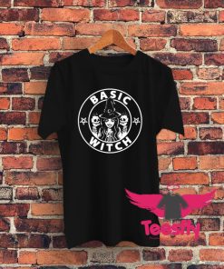 Basic Witch Goth Halloween Graphic T Shirt