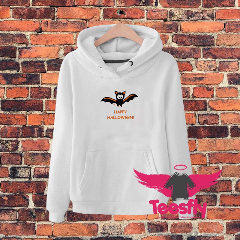 Bat Happy Halloween Moon Vampire Hoodie