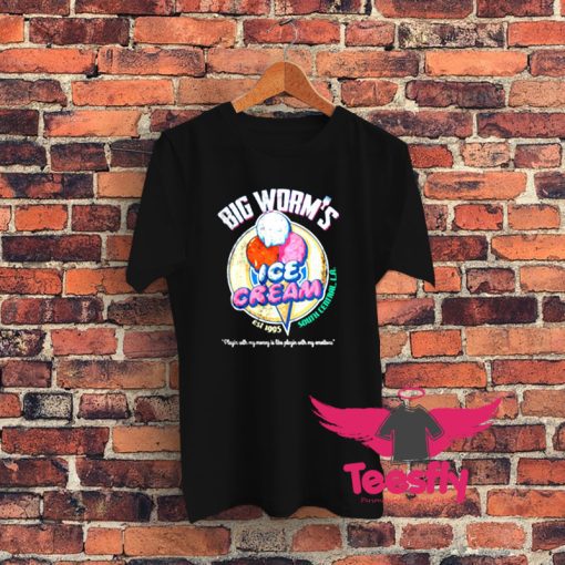 Big Worms Ice Cream Est 1995 Graphic T Shirt