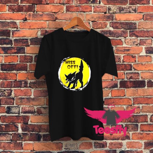 Black Cat Metal Hiss Off Graphic T Shirt