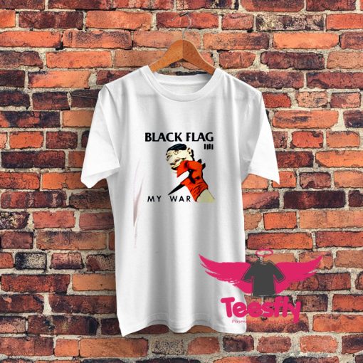 Black Flag My War Vintage Album Graphic T Shirt