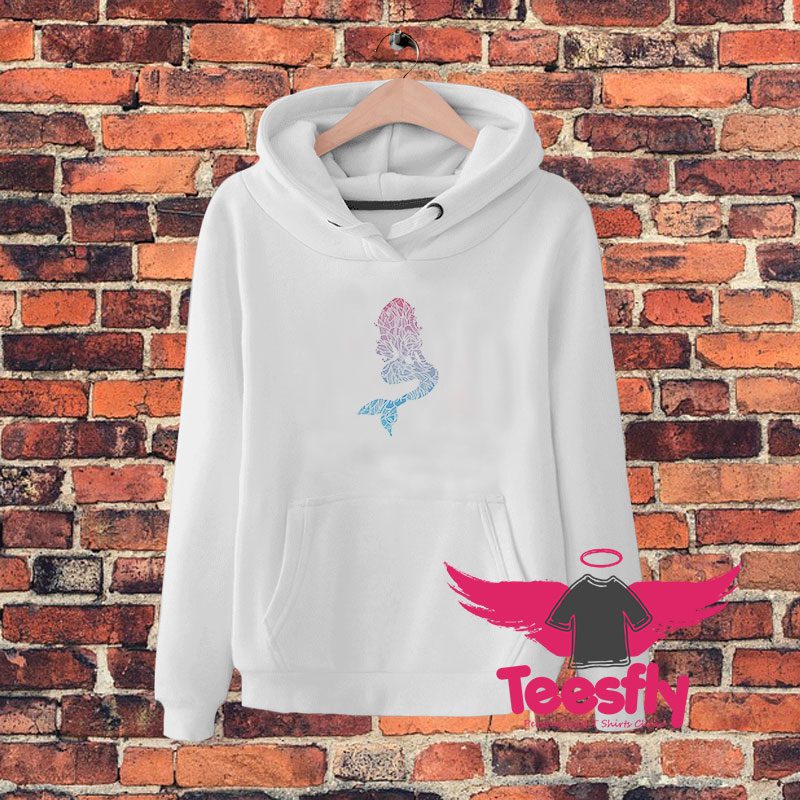 Blue and Pink Mermaid Hoodie