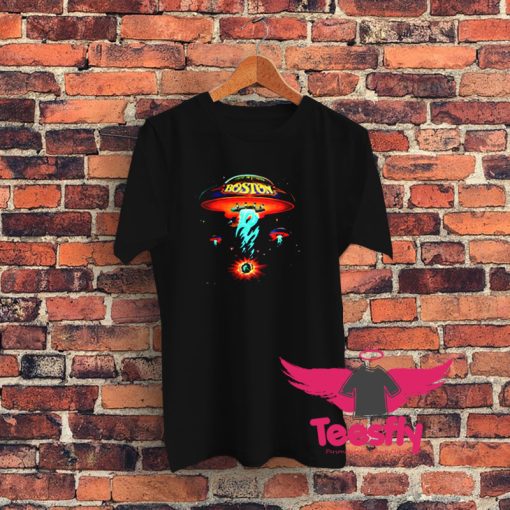 Boston Spaceship Classic Rock Graphic T Shirt