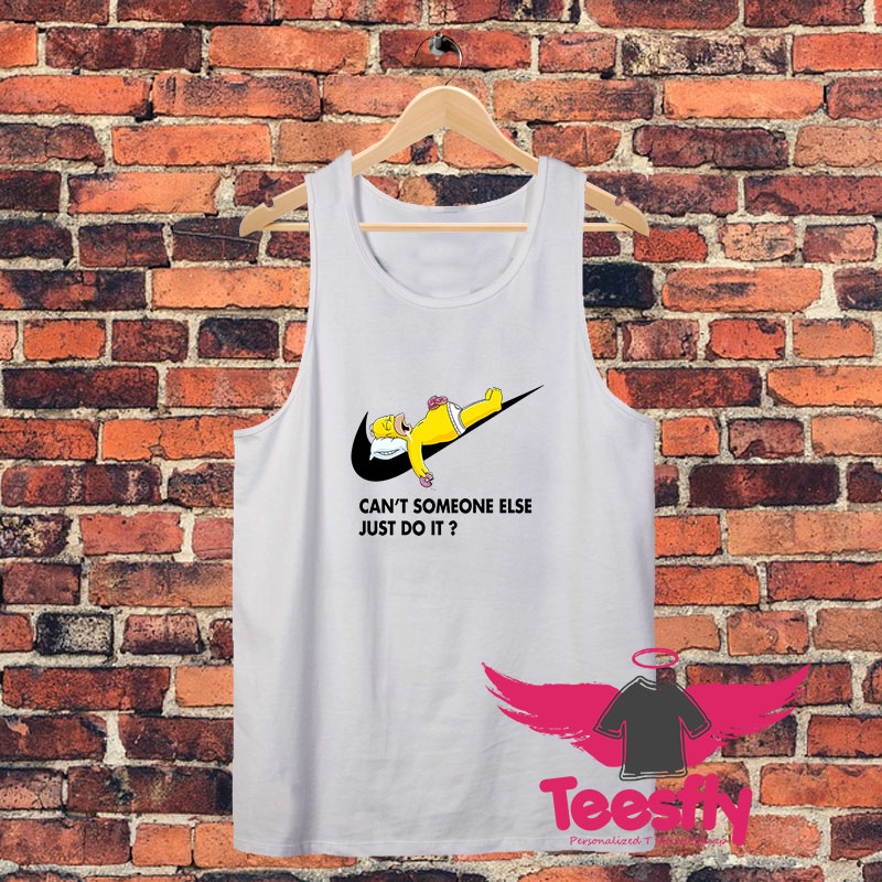 Cant Someone Else Just Do It Simpsons Unisex Tank Top