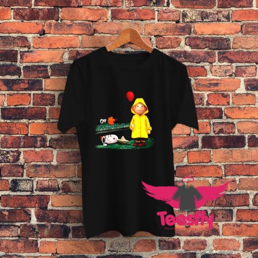 Charlie Brown And Snoopy IT Graphic T Shirt