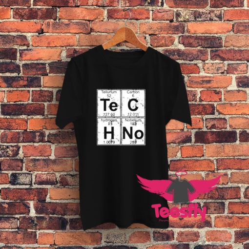 Chemical Element Of Techno Music Graphic T Shirt