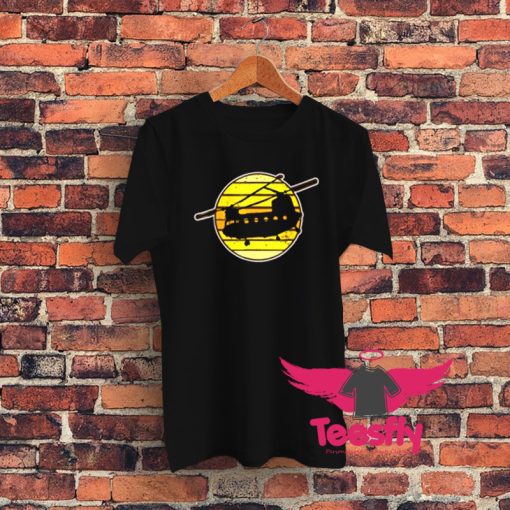 Chinook Pilot Helicopter Graphic T Shirt