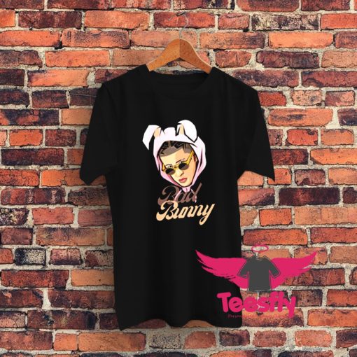 Cool Bad Bunny Hip Hop Rap Graphic T Shirt