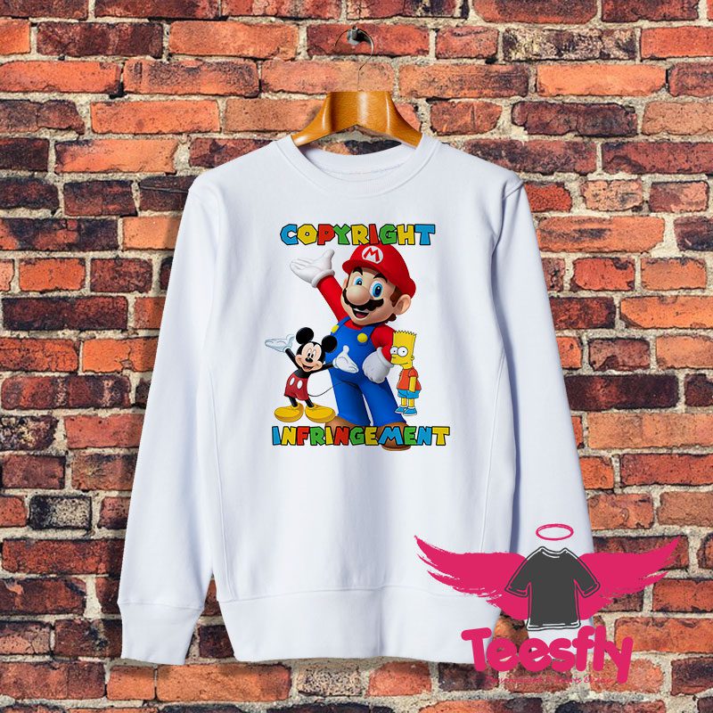 Copyright Infringement Super Mario Sweatshirt
